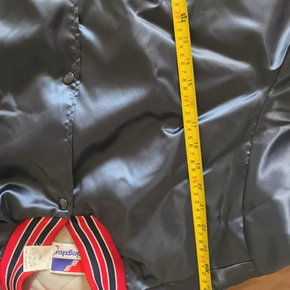 Swingster Vintage Boston Red Sox Satin Jacket Excellent Made in USA Large 1980s - Picture 7 of 10